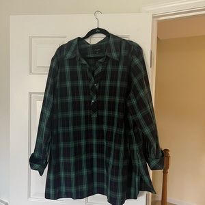 Plaid Tunic